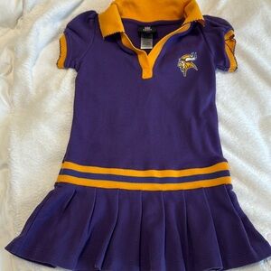 Team Apparel NFL. Size 5/6. Vikings Dress.